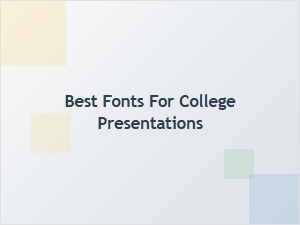 Best Fonts for College Presentations That Impress Professors and Classmates